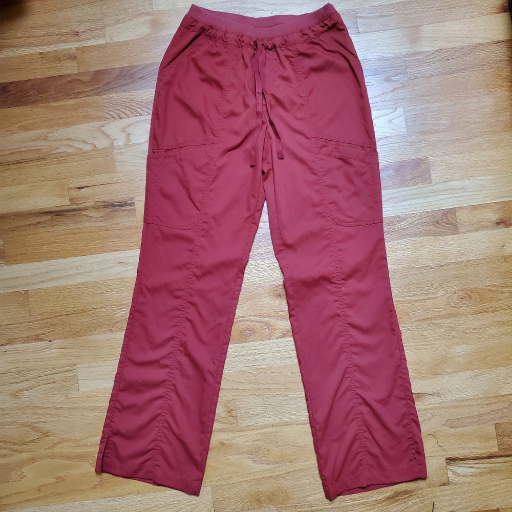 Grey's Anatomy Burnt Orange Scrub Pants, size small